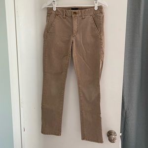 American Eagle Skinny Stretch Mid Rise Khakis